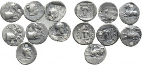 7 Coins of Abdera and Maroneia.