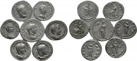 7 denari and antoniniani.