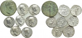 8 Coins of Hadrian and his Family.