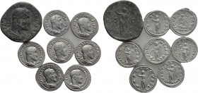 8 Coins of Maximinus Thrax.
