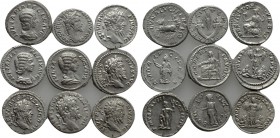 8 Coins of Septimius Severus and Julia Domna.