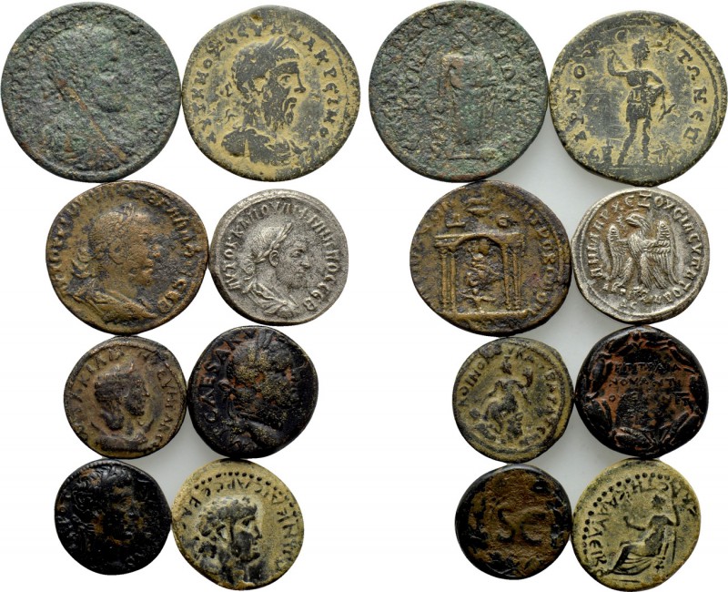 8 Roman Provincial coins. 

Obv: .
Rev: .

. 

Condition: See picture.
...