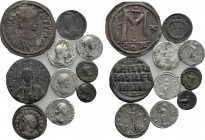 10 Roman and Byzantine Coins.