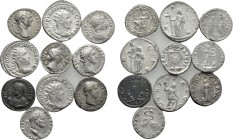 10 Roman Coins.