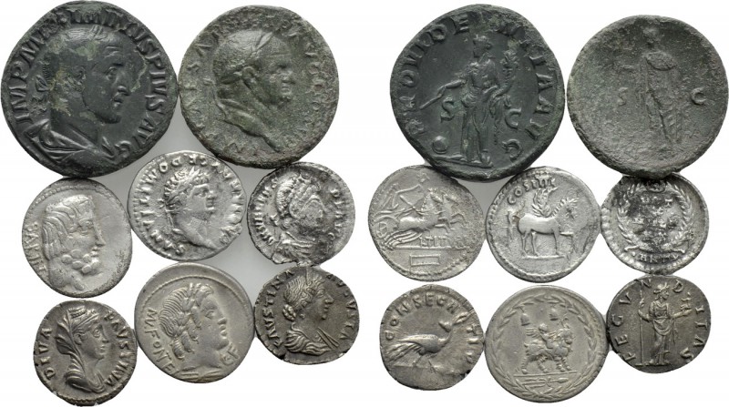 10 Roman Coins. 

Obv: .
Rev: .

. 

Condition: See picture.

Weight: g...