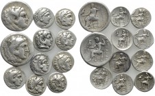 11 Drachms and Tetradrachms of Alexander the Great and his Successors.