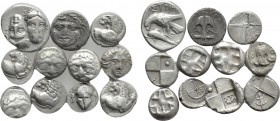 11 Greek Coins.