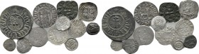 12 Medieval Coins.