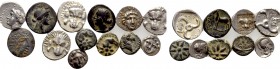 13 Greek Coins.