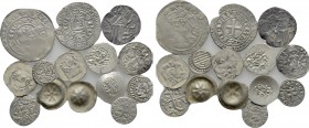 13 Medieval Coins.