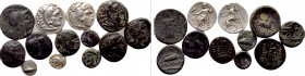 13 Greek Coins.