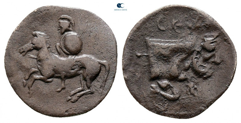 Sicily. Gela circa 430-425 BC. 
Litra AR

13 mm, 0,39 g



very fine