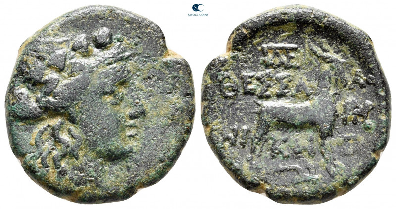 Macedon. Thessalonica after circa 148 BC. 
Bronze Æ

22 mm, 6,88 g



ver...