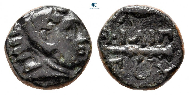 Kings of Macedon. Philip II of Macedon 359-336 BC. 
Chalkous Æ

10 mm, 1,35 g...
