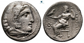 Kings of Macedon. Kolophon. Philip III Arrhidaeus 323-317 BC. In the name and types of Alexander the Great. Drachm AR