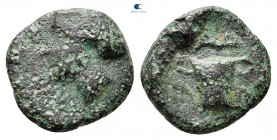 Thrace. Adhyras circa 400-300 BC. Bronze Æ