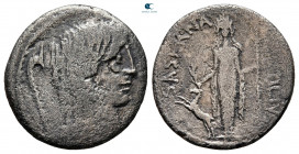Hostilius Saserna 48 BC. Rome. Denarius AR