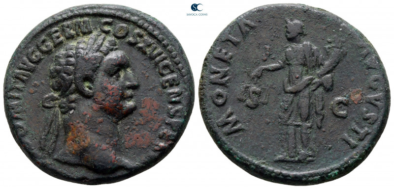 Domitian AD 81-96. Rome
As Æ

27 mm, 13,25 g



very fine