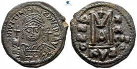 Justinian I AD 527-565. Cyzicus. Follis or 40 Nummi Æ