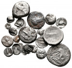 Lot of ca. 21 greek silver coins / SOLD AS SEEN, NO RETURN!nearly very fine