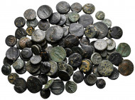 Lot of ca. 100 greek bronze coins / SOLD AS SEEN, NO RETURNvery fine