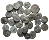 Lot of ca. 32 roman provincial bronze coins / SOLD AS SEEN, NO RETURN!very fine