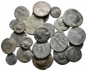 Lot of ca. 25 roman provincial bronze coins / SOLD AS SEEN, NO RETURN!nearly very fine