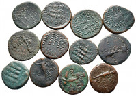 Lot of ca. 12 roman provincial bronze coins / SOLD AS SEEN, NO RETURN!very fine