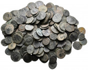 Lot of ca. 200 late roman bronze coins / SOLD AS SEEN, NO RETURN!very fine