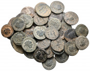 Lot of ca. 50 late roman bronze coins / SOLD AS SEEN, NO RETURN!very fine