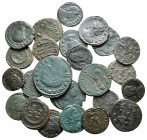 Lot of ca. 24 late roman bronze coins / SOLD AS SEEN, NO RETURN!very fine