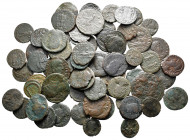 Lot of ca. 70 late roman bronze coins / SOLD AS SEEN, NO RETURN!fine