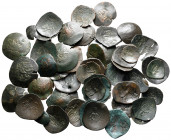 Lot of ca. 58 byzantine scyphate coins / SOLD AS SEEN, NO RETURN!nearly very fine