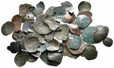 Lot of ca. 53 byzantine scyphate coins / SOLD AS SEEN, NO RETURN!very fine