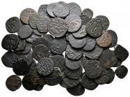 Lot of ca. 70 islamic bronze coins / SOLD AS SEEN, NO RETURNvery fine
