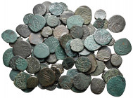Lot of ca. 90 islamic bronze coins / SOLD AS SEEN, NO RETURN!very fine
