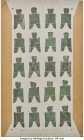 Warring States Period 20-Piece Lot of Uncertified Spade Money ND (440-220 BC), Includes a number of interesting types, some with corrosion. Sold as is...