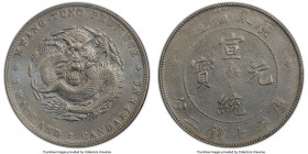 Kwangtung. Hsüan-t'ung Dollar ND (1909-1911) XF Details (Harshly Cleaned) PCGS, Kwangtung mint, KM-Y206, L&M-138. An appreciable provincial dragon Dol...