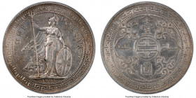 Edward VII Trade Dollar 1903-B AU Details (Cleaned) PCGS, Bombay mint, KM-T5, Prid-15. A scarcer date from the ever-popular Trade Dollar series displa...