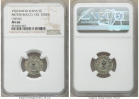 British Colony. George V aluminum "Motor Bus Co. LTD" 5 Cent Token 1935-Dated MS66 NGC, 16mm.

HID09801242017

© 2020 Heritage Auctions | All Rights R...