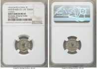 British Colony. George V aluminum Mint Error - Reverse Struck Through "Motor Bus Co. LTD" 5 Cent Token 1935-Dated MS65 NGC, 16mm.

HID09801242017

© 2...