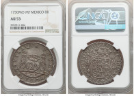 Ferdinand VI 8 Reales 1750 Mo-MF AU53 NGC, Mexico City mint, KM104.1. Gunmetal surfaces, light green toning on crevices.

HID09801242017

© 2020 Herit...