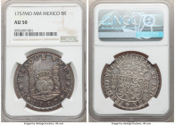 Ferdinand VI 8 Reales 1757 Mo-MM AU50 NGC, Mexico City mint, KM104.2. Allover lilac toning with dark, lightly flat surfaces.

HID09801242017

© 2020 H...