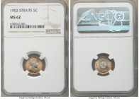 British Colony. Edward VII 5 Cents 1902 MS62 NGC, KM20. A gold-tinged specimen fielding radiant cartwheel brilliance. 

HID09801242017

© 2020 Heritag...
