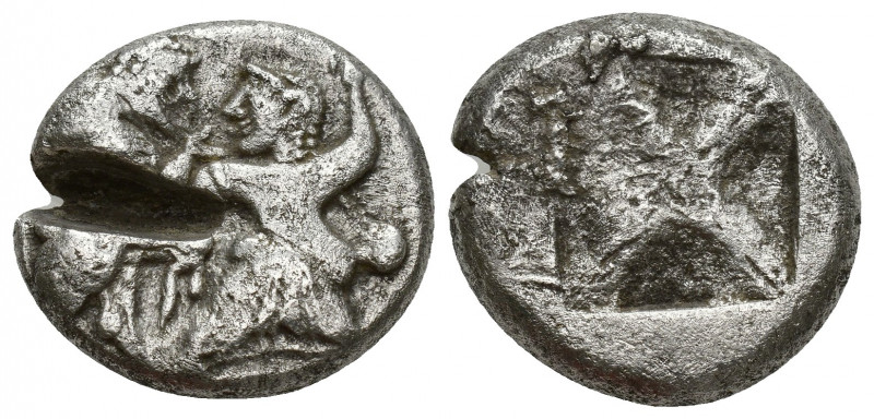 Greek Coins
THRACO-MACEDONIAN REGION, Siris. Circa 525-480 BC. Ar Stater Ithypha...