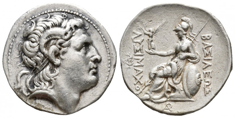 Greek Coins
Kings of Thrace, Lysimachos. 305-281 BC. Ar TetradrachmByzantion min...