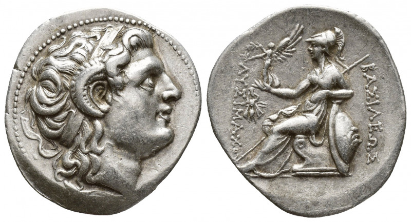 Greek Coins
Kings of Thrace. Lysimachos. 305-281 BC. Ar Tetradrachm Sestos or E...