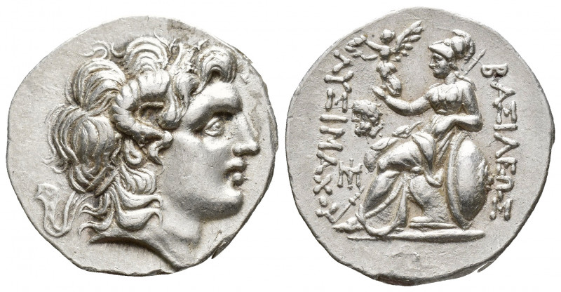 Greek Coins
Kings of Thrace. Lysimachos.. 305-281 BC. Ar Tetradrachm Posthumous ...
