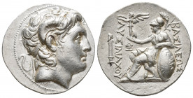 Greek Coins
Kings of Thrace. Lysimachos. 305-281 BC. Ar Tetradrachm Lampsakos mint. Struck 297/6-282/1 BC. Diademed head of the deified Alexander righ...