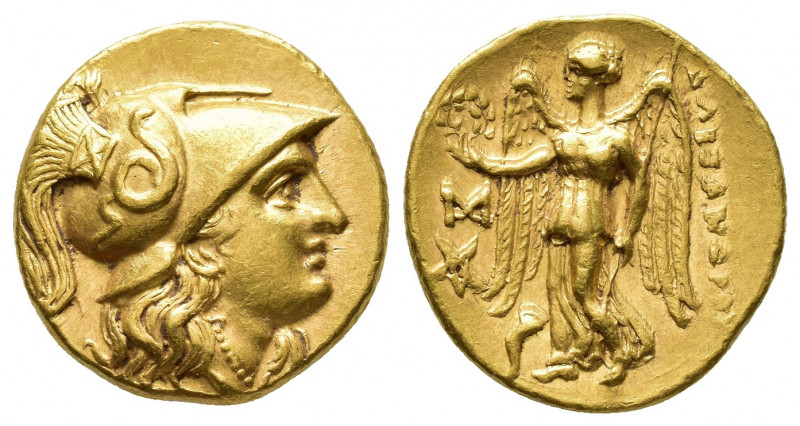Greek Coins
KINGS of MACEDON. Alexander III. 336-323 BC. AV Stater Abydos mint....